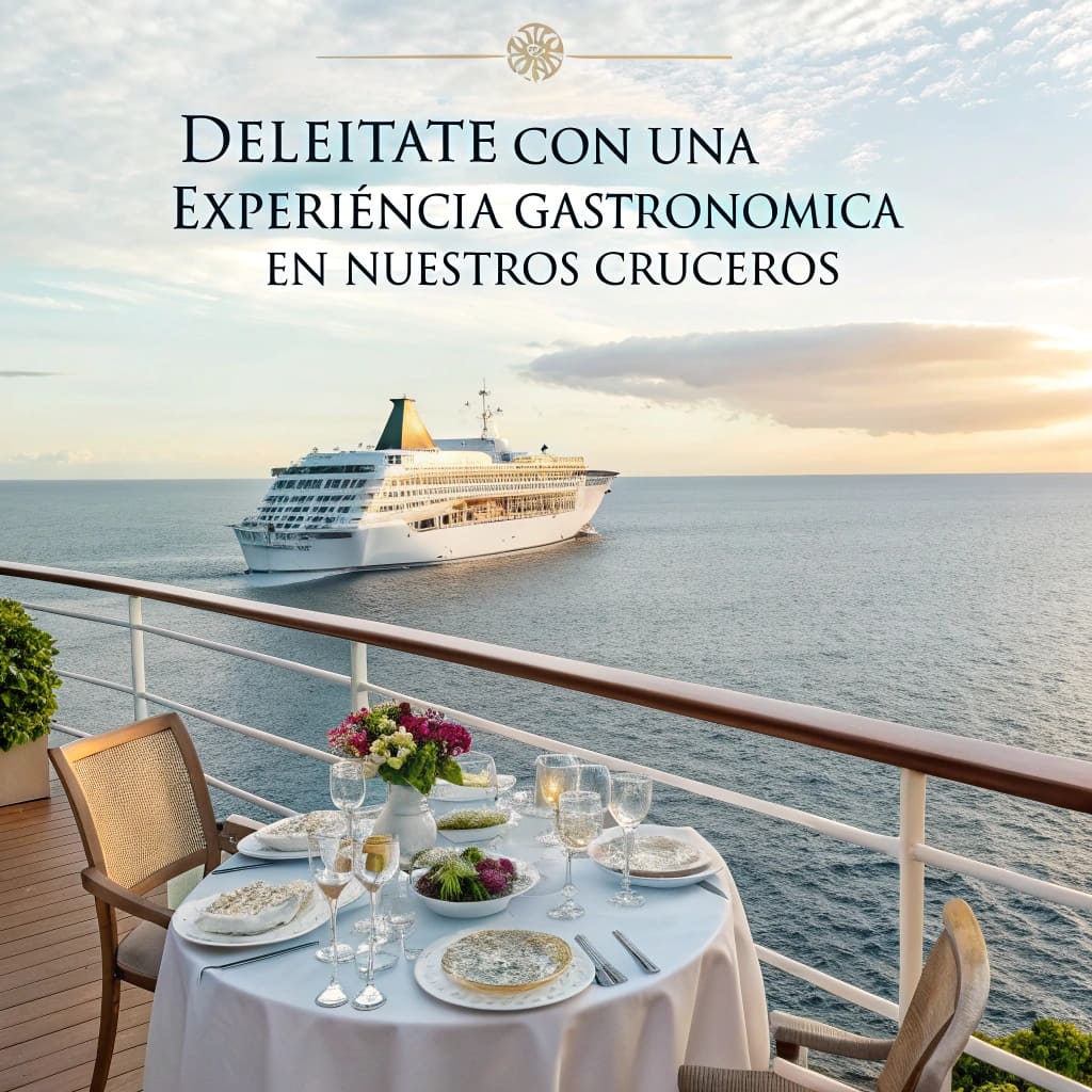 Gastronomía en crucero